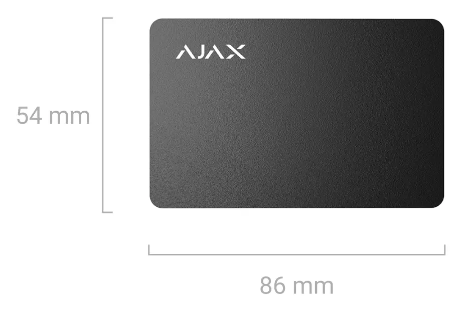 Ajax Pass (100) Temassız Kart (KeyPad için) — görsel 4