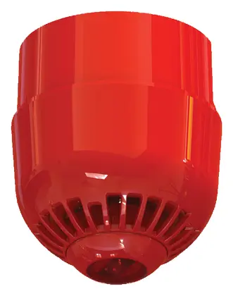 Aritech ASC367 Konvansiyonel Kırmızı Yangın Sireni / Flaşör