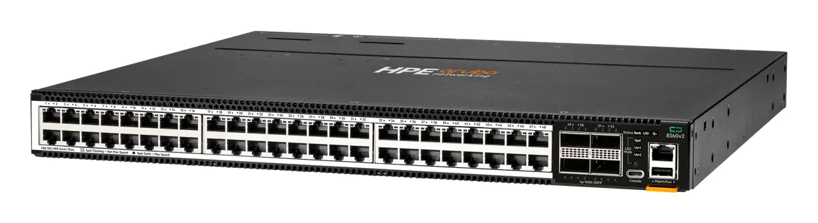Aruba JL720C CX8360-48XT4C v2 48-port 1G/10GBase-T 4-port 100G QSFP+/QSFP28 Veri Merkezi Switch