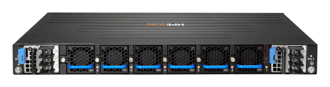 Aruba JL860A CX8325-32C 32-port 100G QSFP+/QSFP28 Back-to-Front 6xFan 2xDC PSU Veri Merkezi Switch — görsel 2