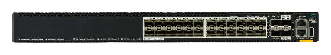 Aruba S4P44A CX6300M 24p SFP 1G 2p SFP56 50G 2p SFP28 25G MACsec Yönetilebilir Switch — görsel 2