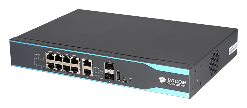 BDCOM BSR2900-10B 12 Port Gigabit Çok Servisli Gateway görsel 2