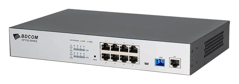 BDCOM GP1702-8GPM 8GE PoE GPON ONU (MDU) görsel 4