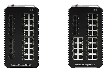 BDCOM IES200-L25-16T8S 16 Port Gigabit 8×SFP L2+ Endüstriyel Switch