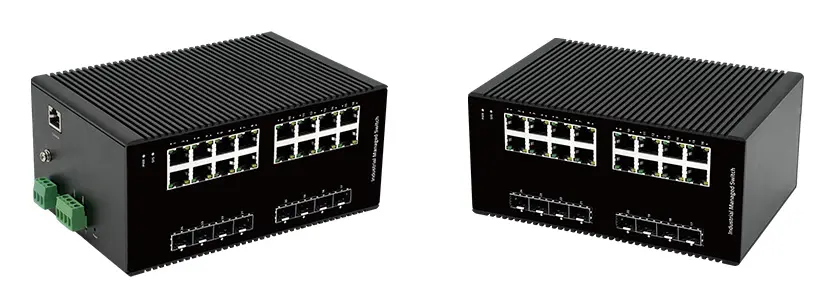 BDCOM IES200-L25-16T8S 16 Port Gigabit 8×SFP L2+ Endüstriyel Switch — görsel 2