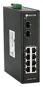 BDCOM IES200-LSTW2080 2 Port Gigabit SFP Endüstriyel Switch görsel 4
