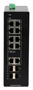 BDCOM IES200-V25-4S10T 10 Port Gigabit 4×SFP Endüstriyel Switch — görsel 4