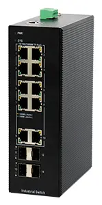 BDCOM IES200-V25-4S10T 10 Port Gigabit 4×SFP Endüstriyel Switch — görsel 5