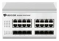 BDCOM IES2000-TW16T4S4X 16 Port Gigabit 4×SFP 4×10G SFP+ L2+ Endüstriyel Switch görsel 4