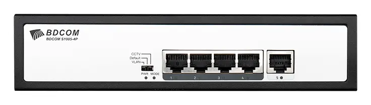 BDCOM S1005-4P 4 Port Fast Ethernet PoE Yönetilemez Switch görsel 5