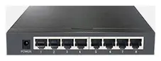 BDCOM S1008D 8 Port Fast Ethernet Yönetilemez Switch görsel 3