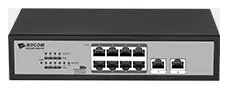 BDCOM S1010-8P 8 Port Fast Ethernet PoE Yönetilemez Switch görsel 6