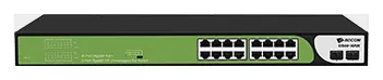 BDCOM S1500-16P2S 18 Port Gigabit PoE Yönetilemez Switch görsel 6