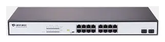 BDCOM S1518-16P 16 Port Gigabit PoE 2×SFP Yönetilemez Switch görsel 4