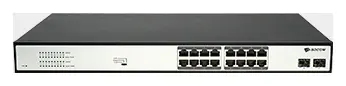 BDCOM S1518-16PV1 16 Port Gigabit PoE 2×SFP Yönetilemez Switch görsel 3