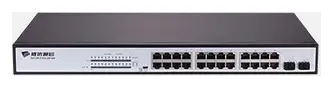 BDCOM S1526-24P 24 Port Gigabit PoE 2×SFP Yönetilemez Switch görsel 4