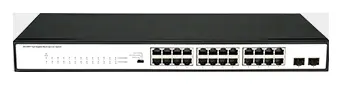 BDCOM S1526D 24 Port Gigabit 2×SFP Yönetilemez Switch görsel 3