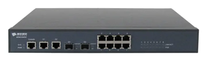BDCOM S2208POE-L 10 Port Gigabit PoE L2 Yönetilebilir Switch