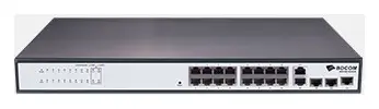 BDCOM S2220-B 16 Port Fast Ethernet 2×Gigabit 2×SFP L2+ Yönetilebilir Switch görsel 2