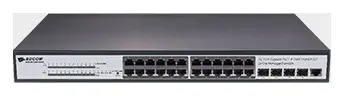 BDCOM S2500-24P4S 24 Port Gigabit PoE 4×SFP L2+ Yönetilebilir Switch görsel 2