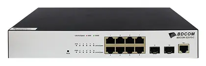 BDCOM S2510-C 8 Port Gigabit 2×SFP L2+ Yönetilebilir Switch