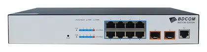 BDCOM S2510H 8 Port Gigabit 2×SFP L2+ Yönetilebilir Switch