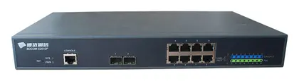 BDCOM S2510P 8 Port Gigabit PoE L2+ Yönetilebilir Switch