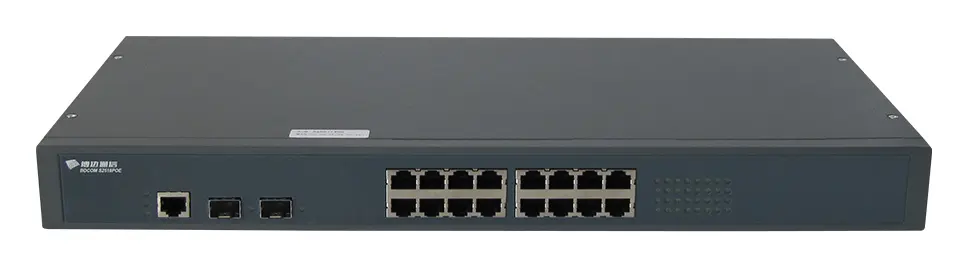 BDCOM S2518 16 Port Gigabit 2×SFP Yönetilebilir Switch
