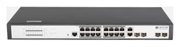 BDCOM S2520-P 16 Port Gigabit PoE 2×SFP L2+ Yönetilebilir Switch görsel 5