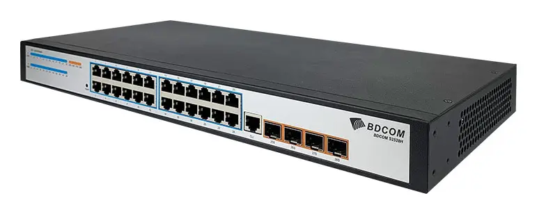 BDCOM S2528H 24 Port Gigabit 4×SFP L2+ Yönetilebilir Switch görsel 3