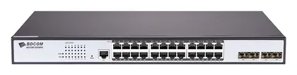 BDCOM S2528PB 24 Port Gigabit PoE 4×SFP L2+ Yönetilebilir Switch