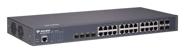 BDCOM S2728B 24 Port Gigabit 4×Combo 4×10G SFP+ Yönetilebilir Switch görsel 3