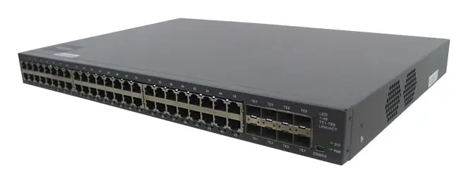 BDCOM S2756 48 Port Gigabit 8×10G SFP+ Yönetilebilir Switch görsel 2