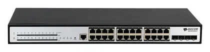 BDCOM S2900-24P4X 24 Port Gigabit PoE 4×10G SFP+ L2+ Yönetilebilir Switch