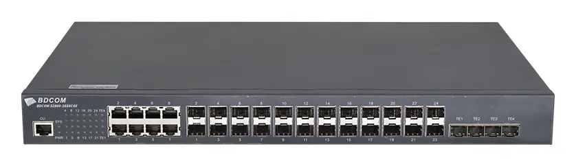BDCOM S2900-24S8C4X 24 Port Gigabit SFP 8×Combo 4×10G SFP+ L2+ Yönetilebilir Switch