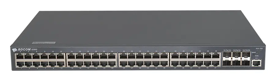BDCOM S2900-48PX 48 Port Gigabit PoE L2+ Yönetilebilir Switch