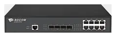 BDCOM S2900-8T4X 8 Port Gigabit 4×10G SFP+ L2+ Yönetilebilir Switch görsel 2
