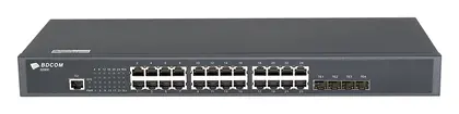 BDCOM S2900 24 Port Gigabit 4×10G SFP+ L2+ Yönetilebilir Switch