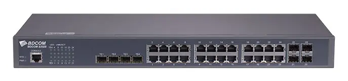 BDCOM S2928C 24 Port Gigabit 4×Combo 4×10G SFP+ L2+ Yönetilebilir Switch