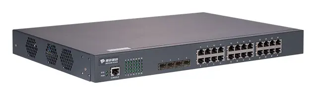 BDCOM S3528 24 Port Gigabit 4×SFP Yönetilebilir Switch görsel 3