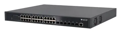 BDCOM S3900-24T6XB/EI 24 Port Gigabit 6×10G SFP+ Yönetilebilir Switch