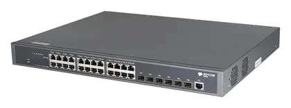 BDCOM S3900-48P6X/EI 48 Port Gigabit PoE 6×10G SFP+ Yönetilebilir Switch