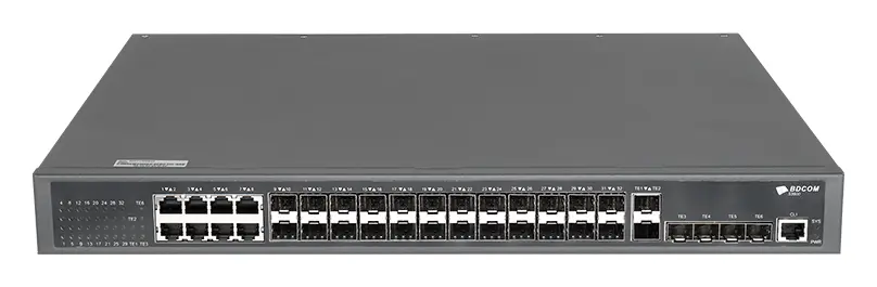 BDCOM S3900-48P6X/EI 48 Port Gigabit PoE 6×10G SFP+ Yönetilebilir Switch görsel 4