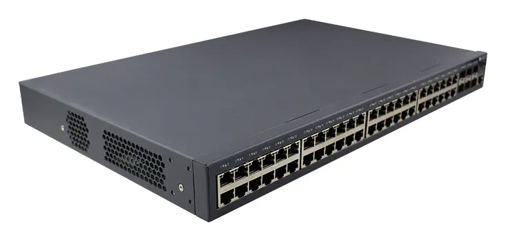 BDCOM S3954B 48 Port Gigabit 6×10G SFP+ Yönetilebilir Switch görsel 3