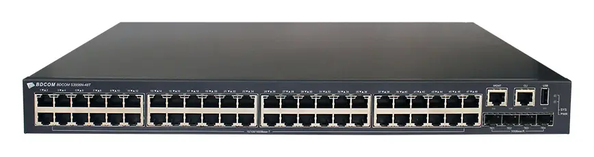 BDCOM S3956N-24T 24 Port Gigabit 8×10G SFP+ Yönetilebilir Switch — görsel 3