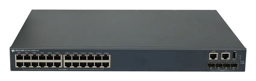 BDCOM S3956N-48T 48 Port Gigabit 8×10G SFP+ Yönetilebilir Switch — görsel 4