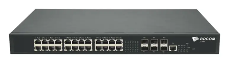 BDCOM S5700-24ET6XV1 24 Port 2.5G 6×10G SFP+ Yönetilebilir Switch görsel 5