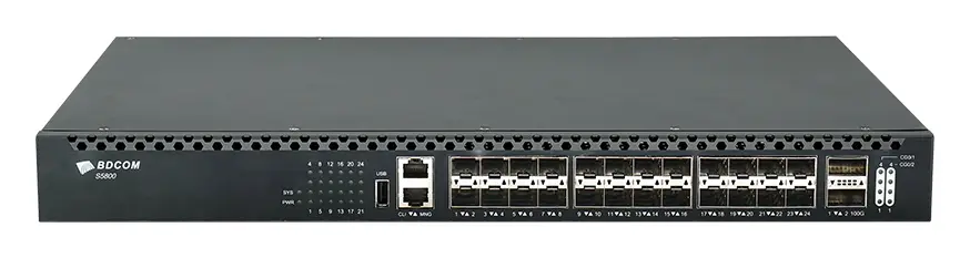 BDCOM S5800-12X 12 Port 10G SFP+ Veri Merkezi Switch görsel 6