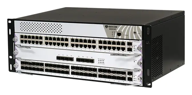 BDCOM S8003E 3 Slot Modüler Omurga Switch görsel 4