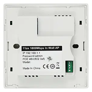 BDCOM WAP2100-W618NB Wi-Fi 6 Çift Bant Duvar Tipi (Panel) Access Point görsel 2